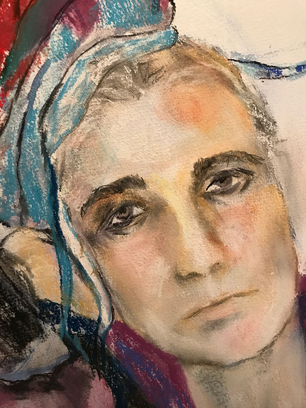 Close up portrait of Lisabetta's face